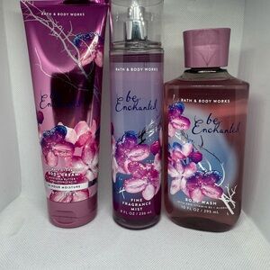 Bath & Body Works Be Enchanted Body Care Set of 3 NWT
